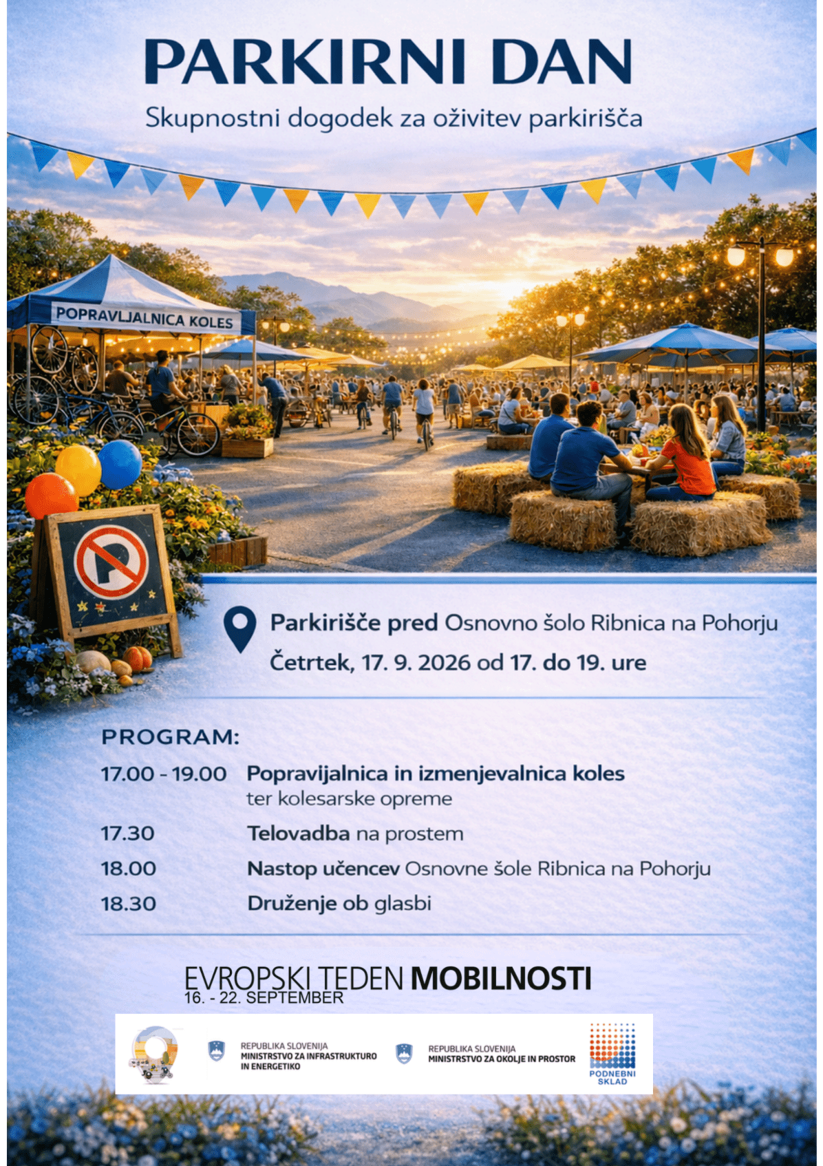 17. september: Parkirni dan v Ribnici na Pohorju